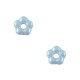 Czech glass beads flower 5mm - Alabaster Pastel blue 02010-29310